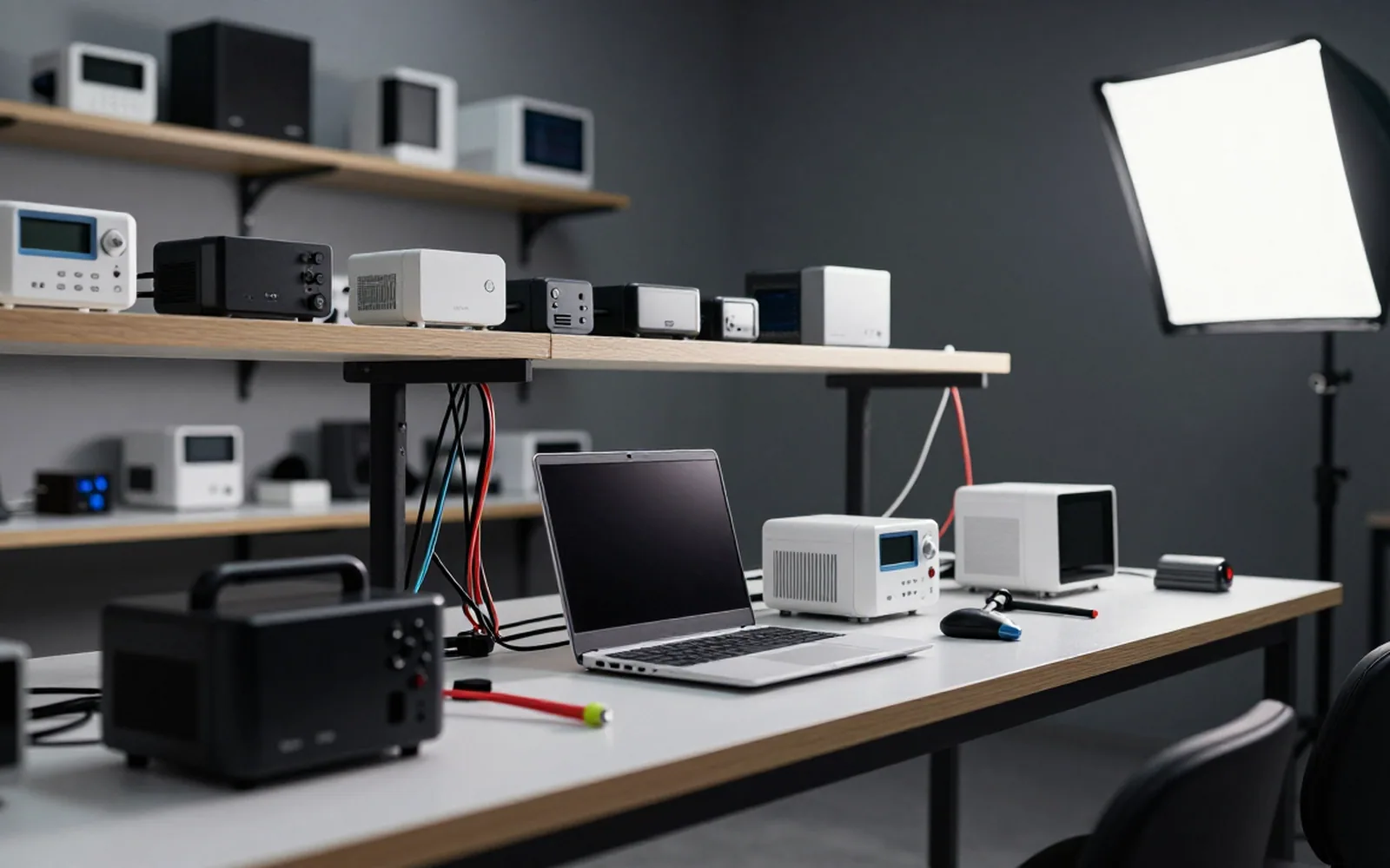 The GadgetGeek test bench